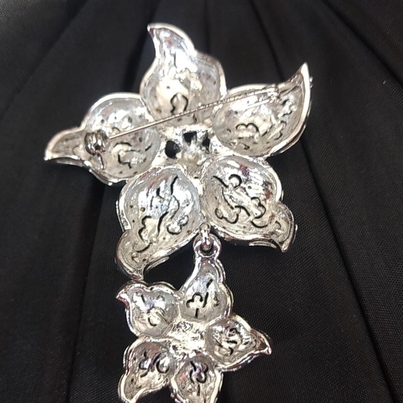 Grand dame's Vintage dangle broach - Picture 4 of 5